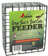 Heath S-4 Large Suet Feeder, Metal, 8-3/4 in H